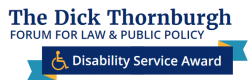  Dick Thornburgh Forum Disability Service Award
